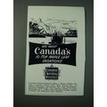 1952 Canadian National Railways Ad - 10 Top Maple Leaf Vacations