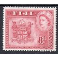 Fiji Sg288 8d Deep Carmine-Red fine m/mint (G35)