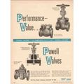 WM POWELL COMPANY 1955 performance value gate c...