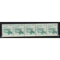 2123 3.4c School Bus Fine MNH Dry Gum PNC 1/5 X...