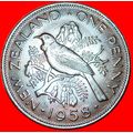 DRESSED QUEEN: NEW ZEALAND ★ PENNY 1958! LOW ST...