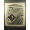 1950 Cartoon by Chas Addams - Flood - Police Gu...