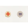 American 1920s Red Cross LGBT Human Rights Butt...