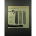 1953 Givenchy Ties Advertisement - Givenchy des...
