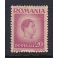 ROMANIA 1945 KING MICHAEL 20L VALUE MINT SG1674