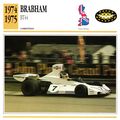 Collectors Club card. Classic Cars. Brabham BT4...