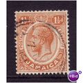JAMAICA 1916 1 1/2d ORANGE SG 59a FINE USED