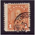 CANADA 1930 1c ORANGE SG 288 FINE USED #2