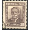 Chile 1931 - SG232 - 20c brown - Bulnes - used