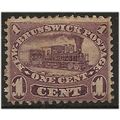 New Brunswick 1860 SG8 1c Purple Mounted Mint .. .