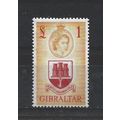 Gibraltar.SG158 £1 Arms of Gibraltar.Mounted Mi...