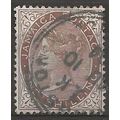 Jamaica 1897 SG24 1/- Brown Crown CA Fine Used ..