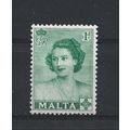 Malta.SG255 1d Queen Elizabeth when Princess (G...