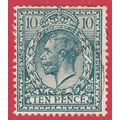 GB KGV 1924 10d TURQUOISE BLUE SG428 LIGHTLY USED