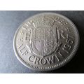 1957 QUEEN ELIZABETH II HALF CROWN - COIN - 2 F...