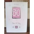 Mum 50th Birthday Card - To Mum - You're 50 Today