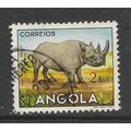 ANGOLA 1953 ANGOLAN FAUNA 2a. BLACK RHINOCEROS ...