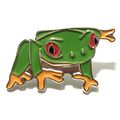 Frog Amphibian Garden Pond Creature Metal Ename...