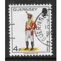 GUERNSEY 1974 4p OFFICER EAST REGIMENT 1822 SG ...