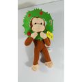 CURIOUS GEORGE WITH HIS CHRISTMAS WREATH kellyt...