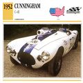 Collectors Club card. Classic Cars. Cunningham ...