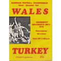 WALES v TURKEY EURO CHAMPIONSHIP 1978