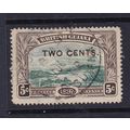 BRITISH GUIANA 1899 2c ON 5c SURCHARGE USED SG222