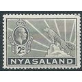 Nyasaland 1934 SG117 2d Pale Grey Mounted Mint...