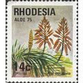 RHODESIA, FLOWER, Aloe Musapana, grey 1975, 14c