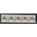 2124 4.9c Buckboard Very Fine MNH Dry Gum PNC 3...