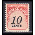 J97 10c Postage Due Barely Clears MNH KA1250