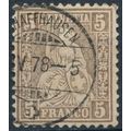Helvetia: 5c - Switzerland 1881 - FH - MiNr 37