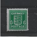 Guernsey.SG4 1/2d Arms of Guernsey (Green).Moun...