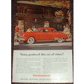 1948 Studebaker Red Starlight Coupe Ad, NICE!