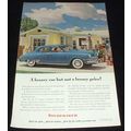1948 Studebaker Land Cruiser Ad, Luxury Car!!