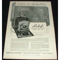 1953 Linhof Super Technika 4x5 Camera Ad - Perfection!