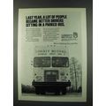 1973 Liberty Mutual Insurance Ad - In a Parked Bus