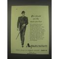 1949 Aquascutum Suits Ad - You should see the men's new floor