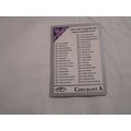 1991 Champs Hi Flyers Motocross CHECKLIST A NO....