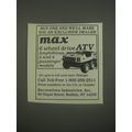 1991 Recreatives Industries Max 6 Wheel Drive ATV Ad - Buy one