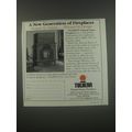 1991 Tulikivi Natural Stone Fireplaces Ad - A new generation of fireplaces