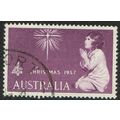 Australia 1957 Christmas 4d Purple SG299 FU