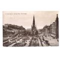 PRINCES STREET looking west, EDINBURGH. used an...