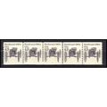 2124 4.9c Buckboard Very Fine MNH Dry Gum PNC 4...