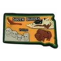 South Dakota Pierre Multi Color Fridge Magnet