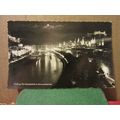 AT NIGHT, SALZBURG, AUSTRIA unused postcard RP =