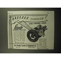 1949 Bready Garden Tractor Ad - Breezes through...