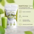 Matcha Slim Té verde 3.53 onzas 1 paquete | Mez...
