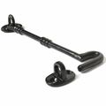 8"/200mm Extra Long Black Cabin Hook and Eye Sh...
