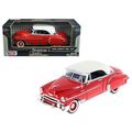 1950 Chevrolet Bel Air Red 1/24 Diecast Car Mod...